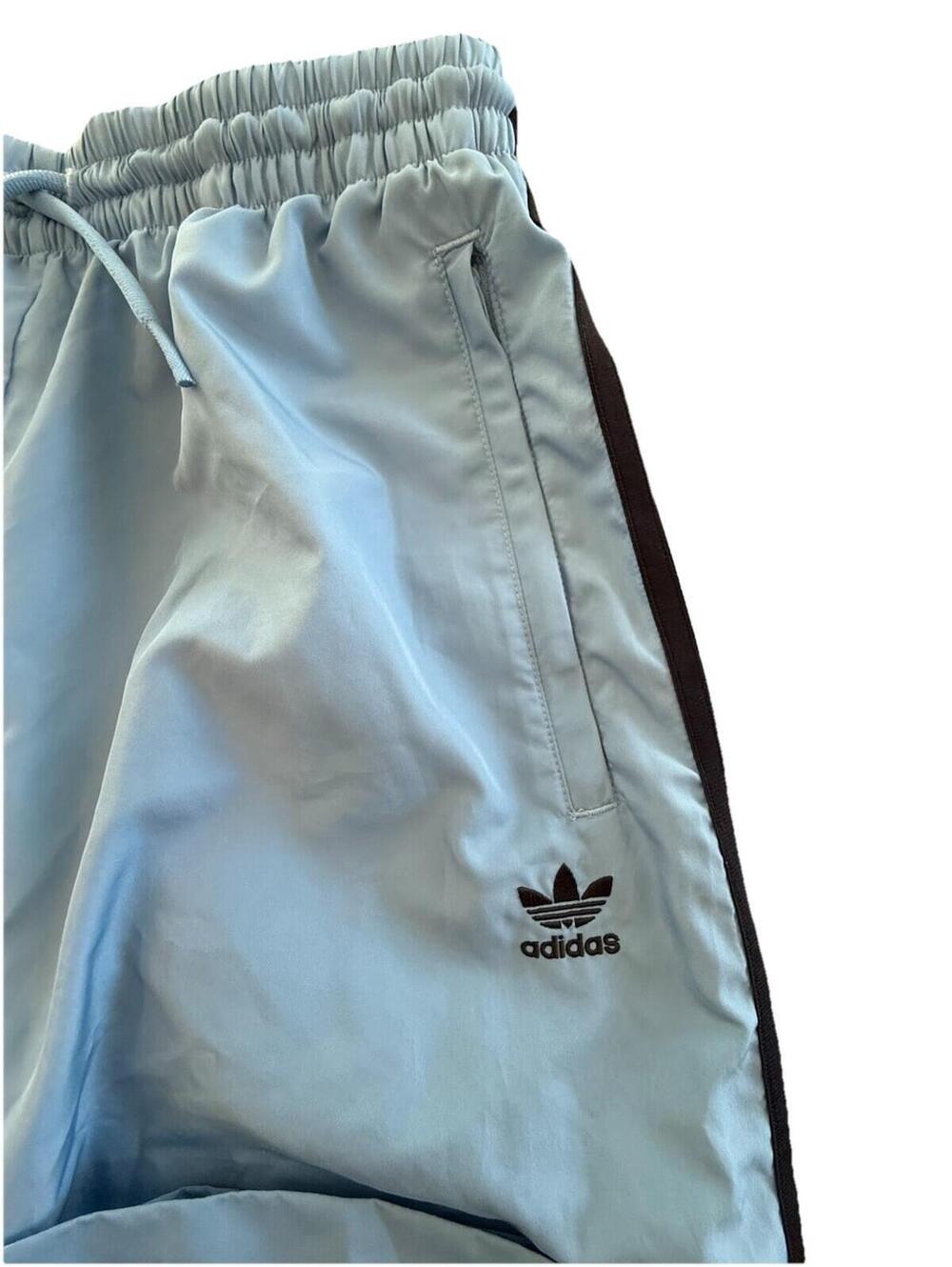 Adidas Oversized Track Pants Blue Black Size Small - Picture 5 of 9